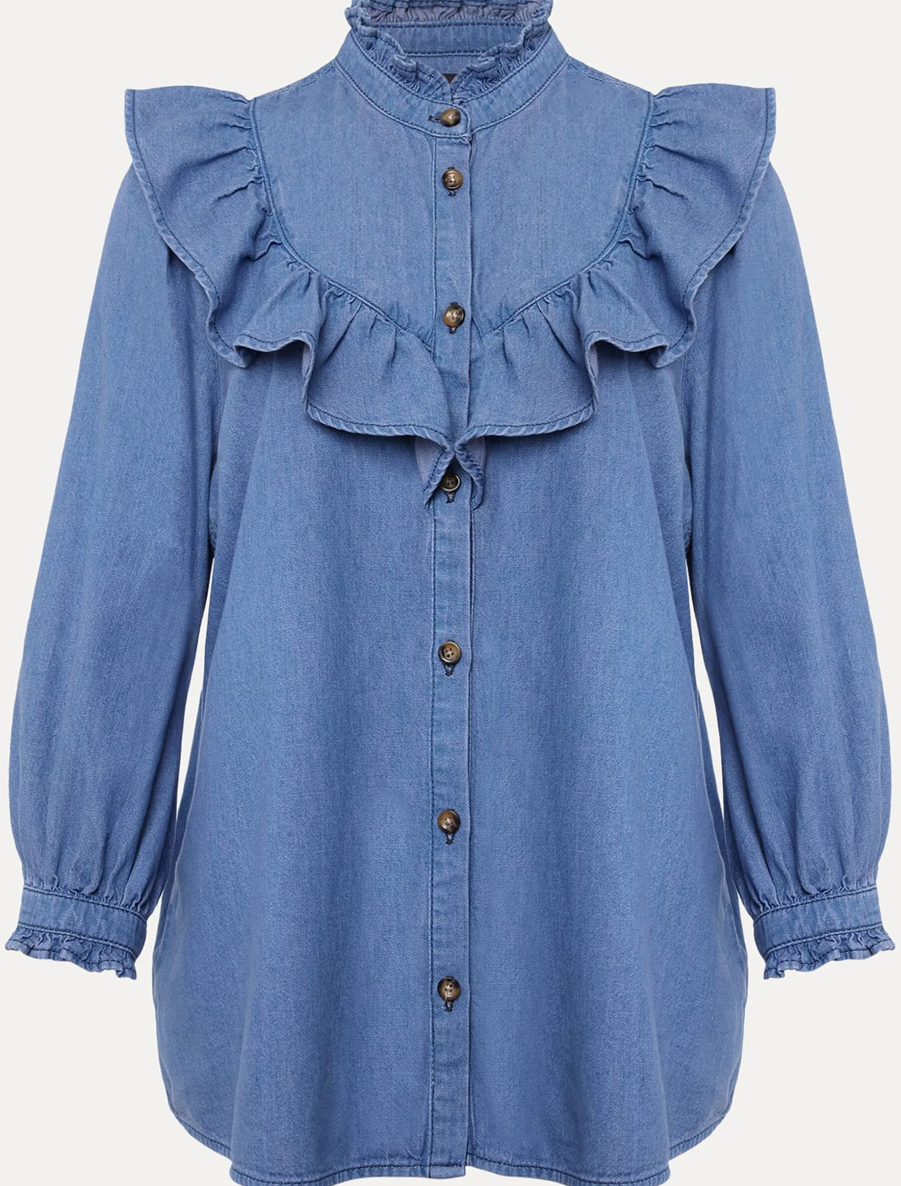 Maryam Ruffle Front Blouse