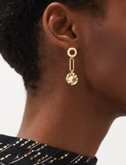 Maryanna Plated Pendant Earrings