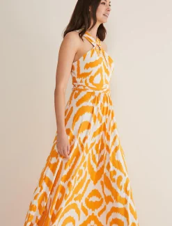 Maude Printed Jersey Maxi Dress