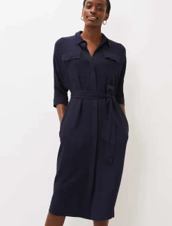 Maxine Belted Shirt Dress