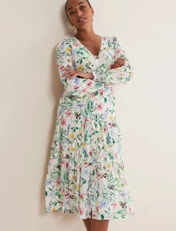 Maya Floral Midaxi Dress