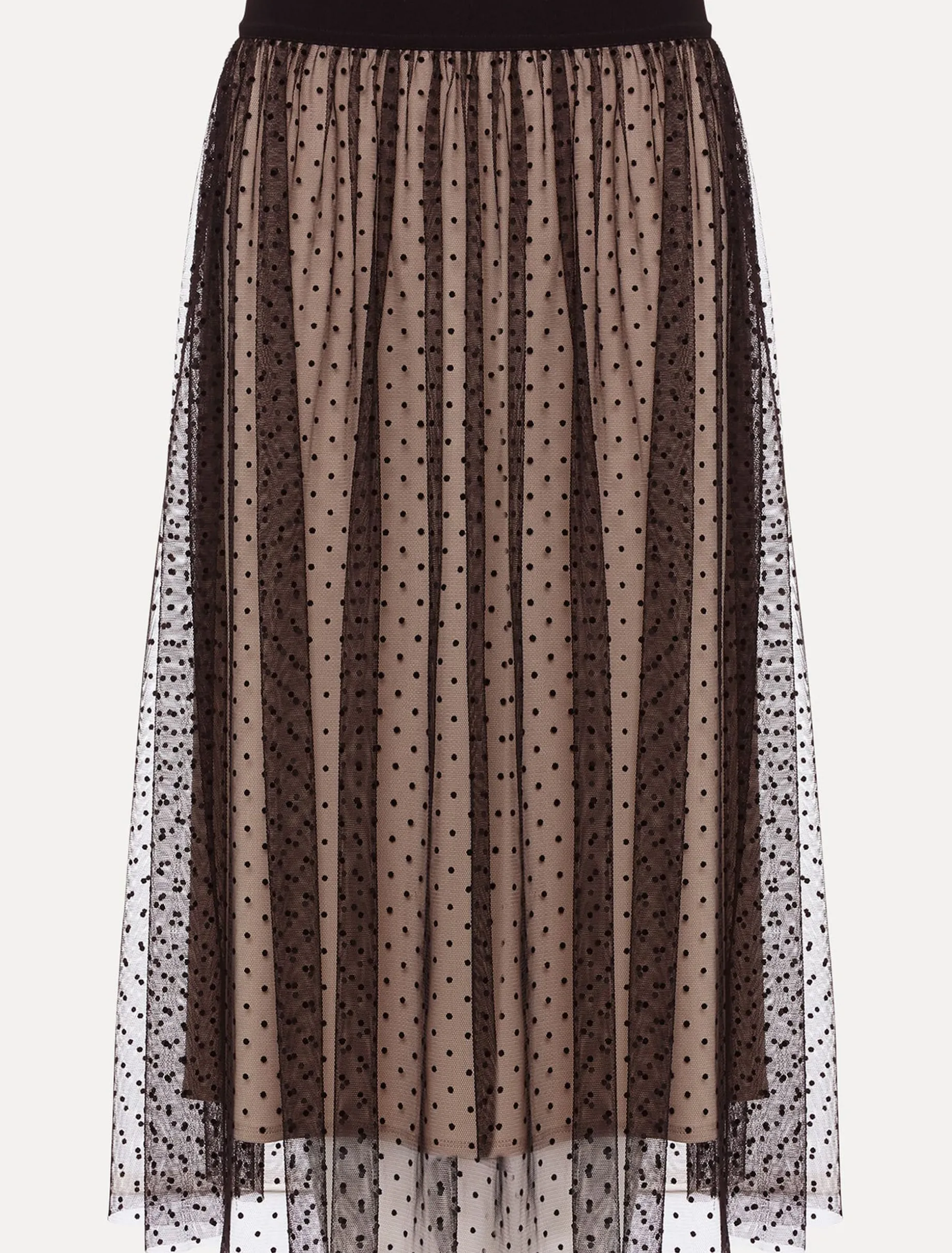 Maya Mesh Spot Skirt