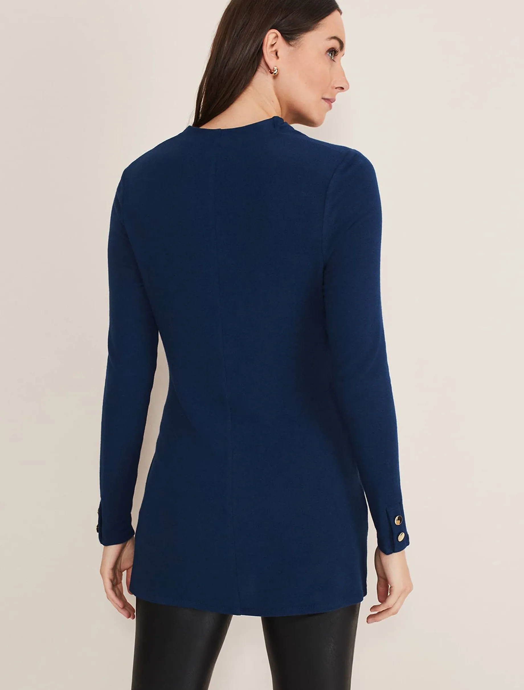 Maya Tie Front Longline Top