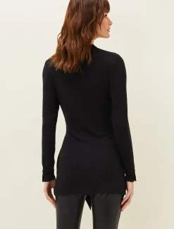 Maya Tie Front Longline Top
