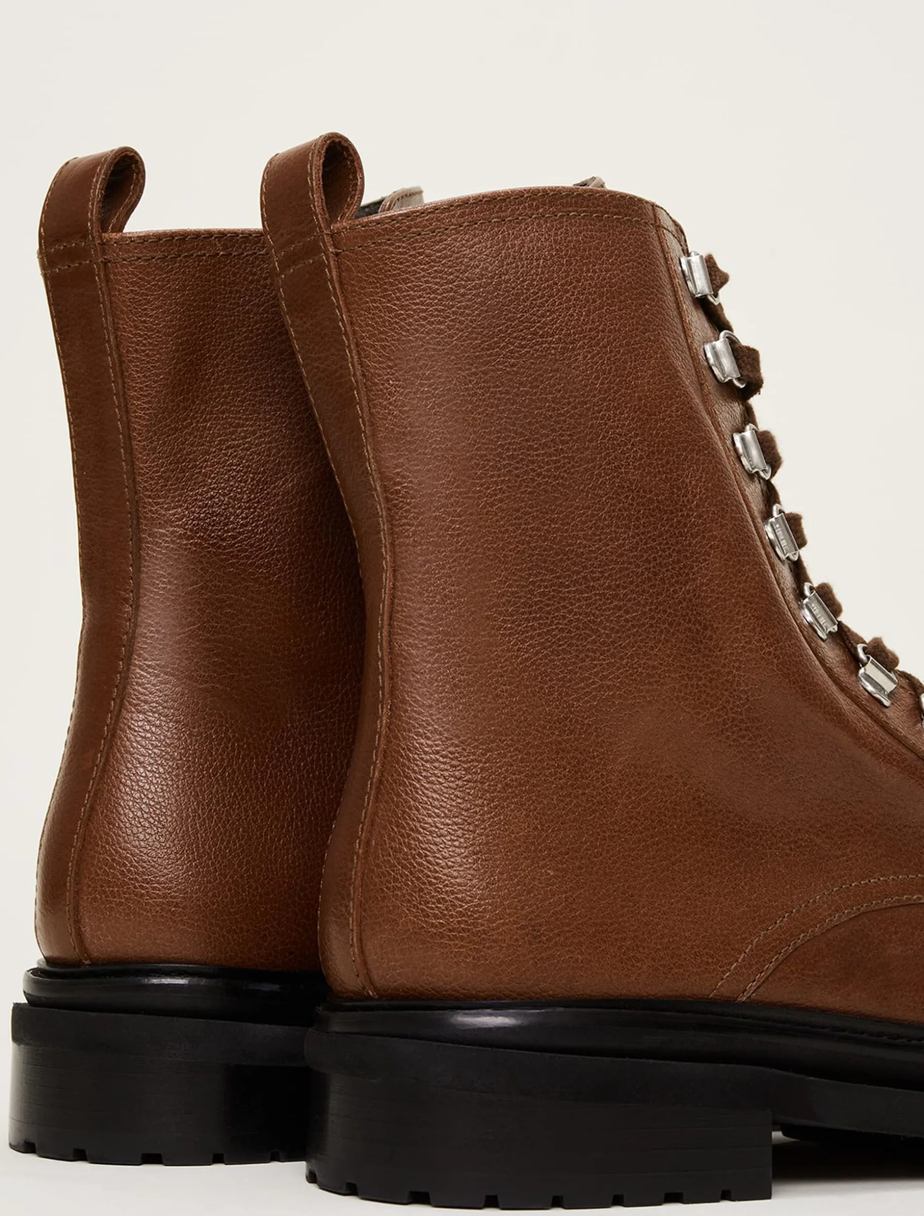 Meladie Leather Lace Up Boot