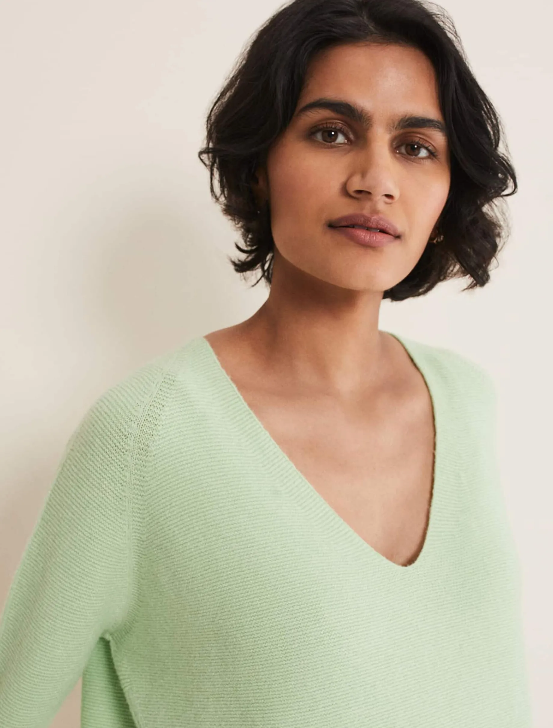 Melissa V Neck Knitted Jumper