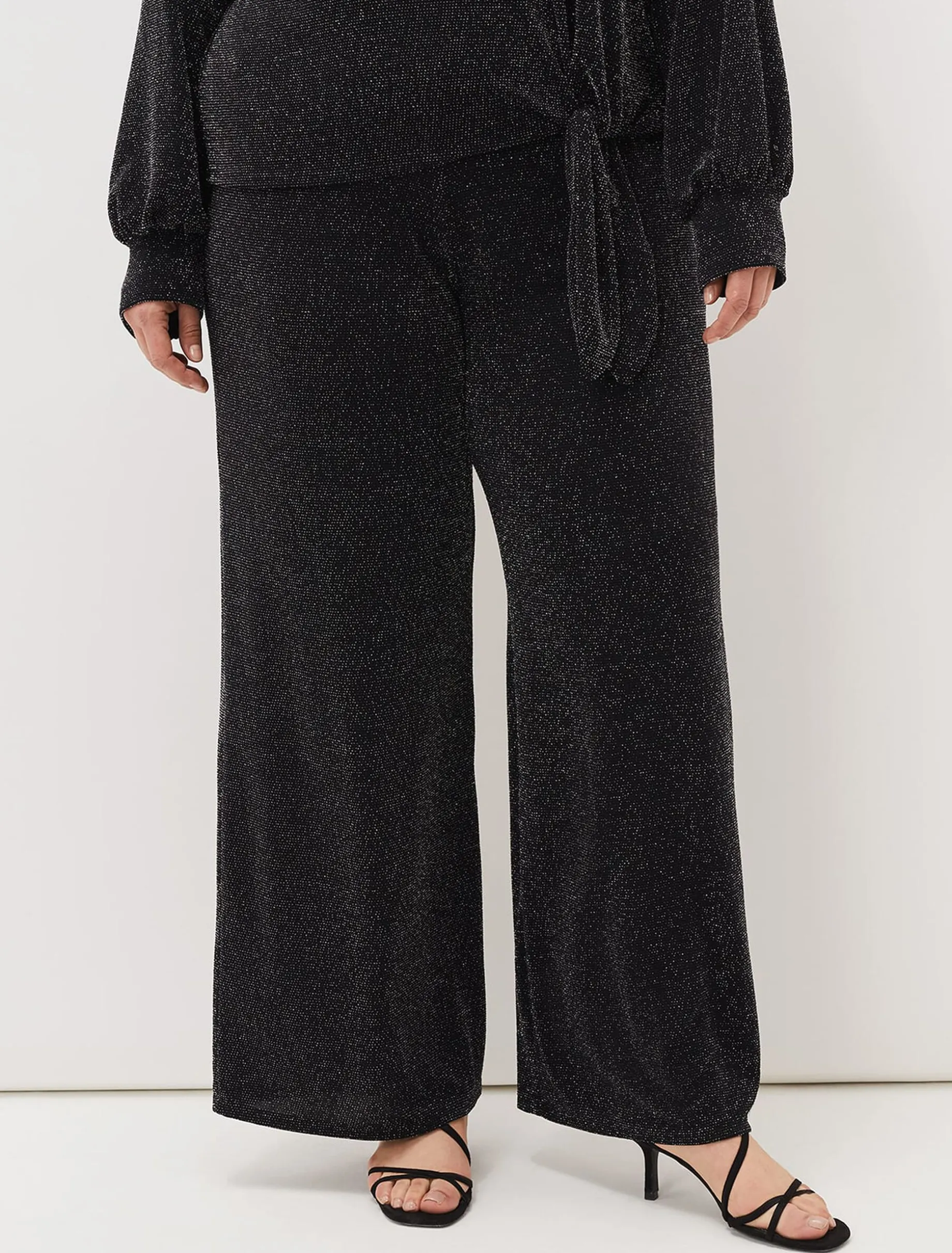 Mell Shimmer Lurex Co-Ord Trousers