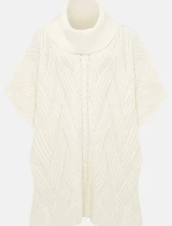 Melly Cable Knit Cape