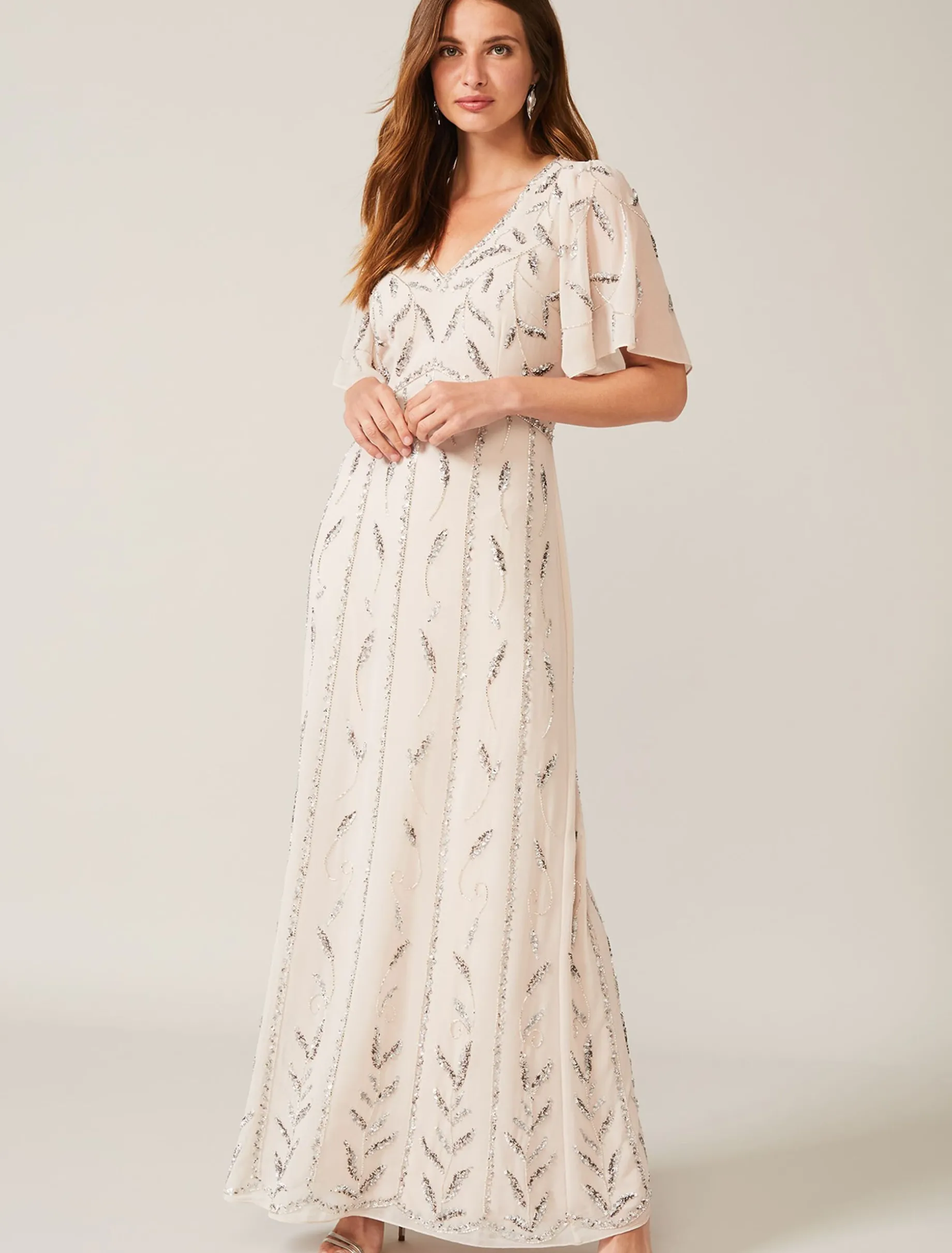 Meredith Embellished Leaf Dress