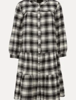 Meriah Check Swing Dress