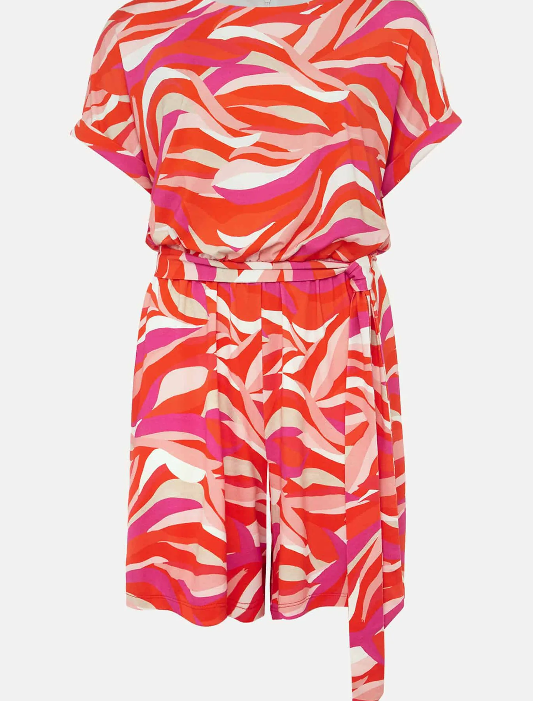 Meryl Jersey Wave Print Playsuit