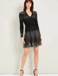 Metallic Knitted Dress