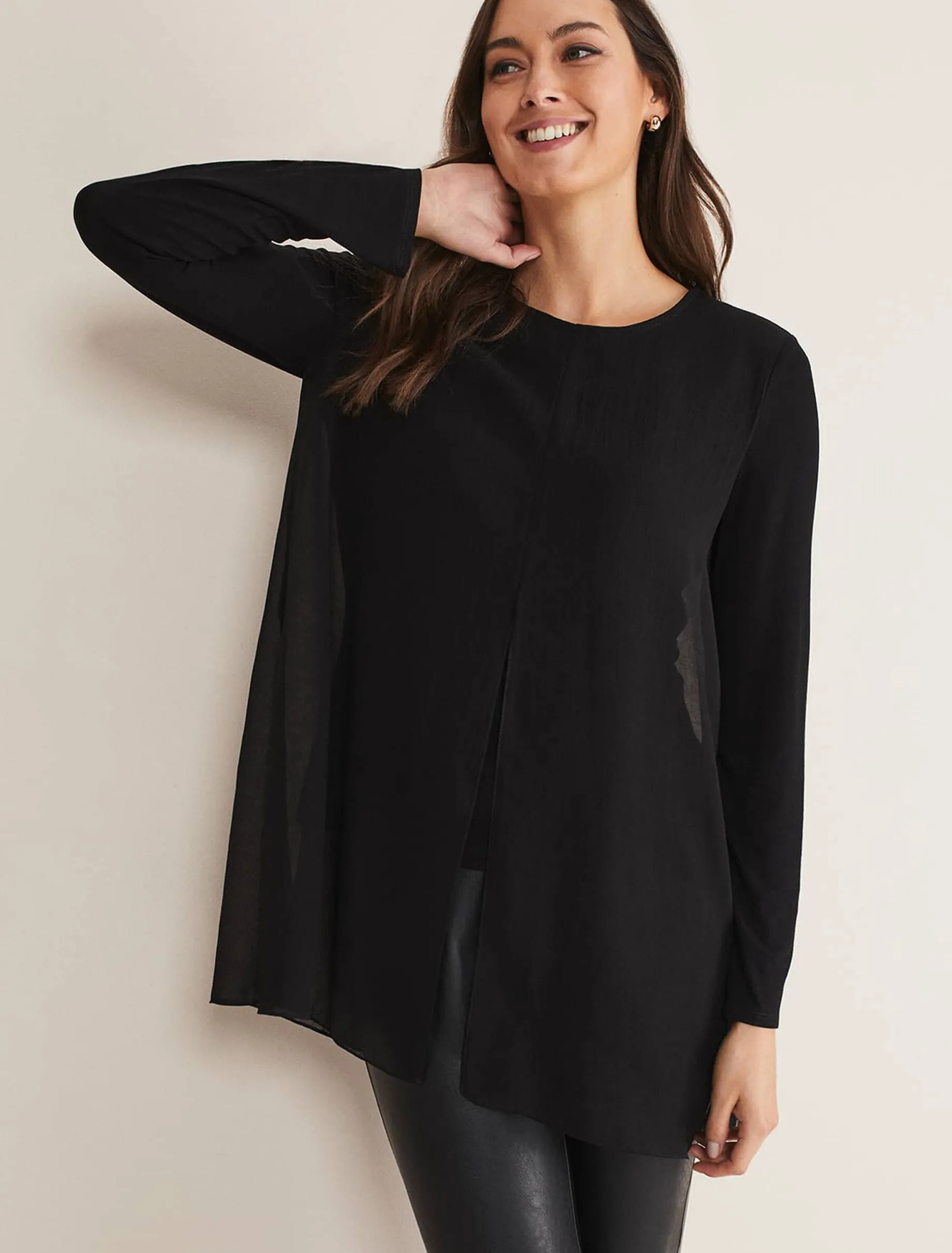 Mika Double Layer Longline Top