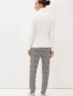 Milee Printed Jersey Joggers