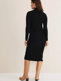 Milla Maxi Longline Zip Knit Dress