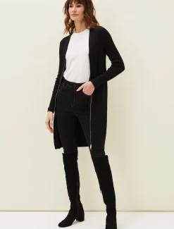 Milla Multiway Zip Ribbed Tunic Dress