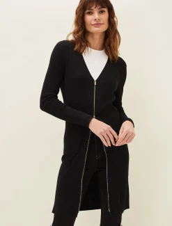 Milla Multiway Zip Ribbed Tunic Dress