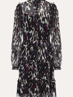 Millicent Print Tiered Dress