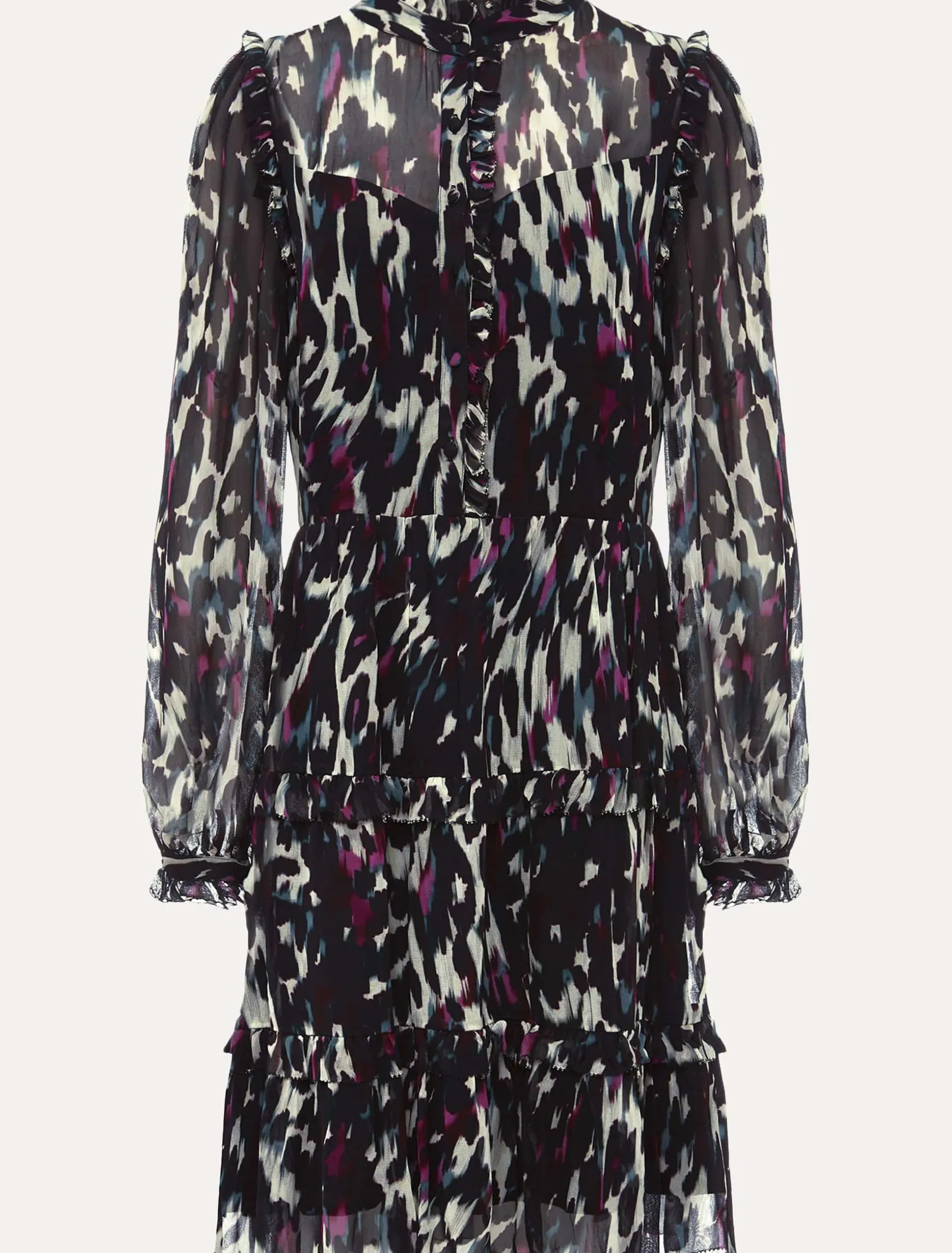 Millicent Print Tiered Dress