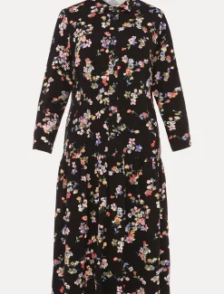 Mina Floral Print Shirt Dress