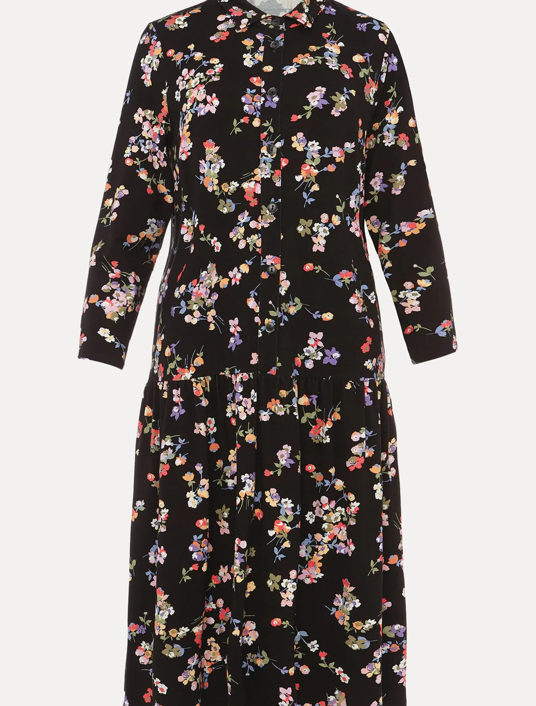 Mina Floral Print Shirt Dress