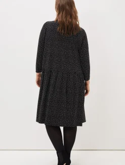 Mina Spot Jersey Dress