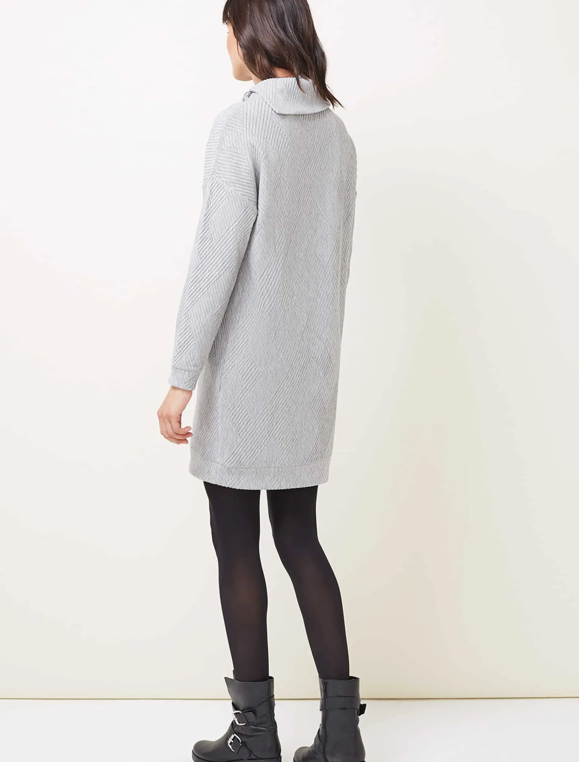 Minnia Textured Tunic Dress