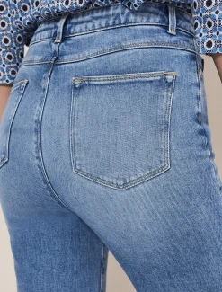 Mirabel Straight Leg Deep Turn Up Jeans