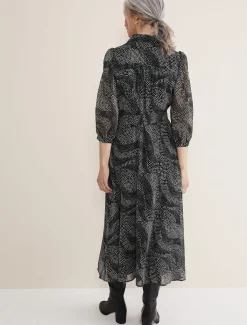 Miriam Chiffon Shirt Midi Dress