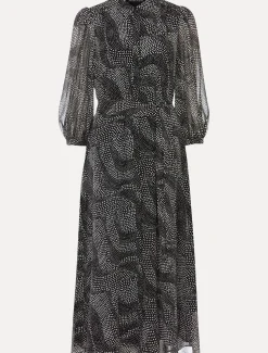Miriam Chiffon Shirt Midi Dress
