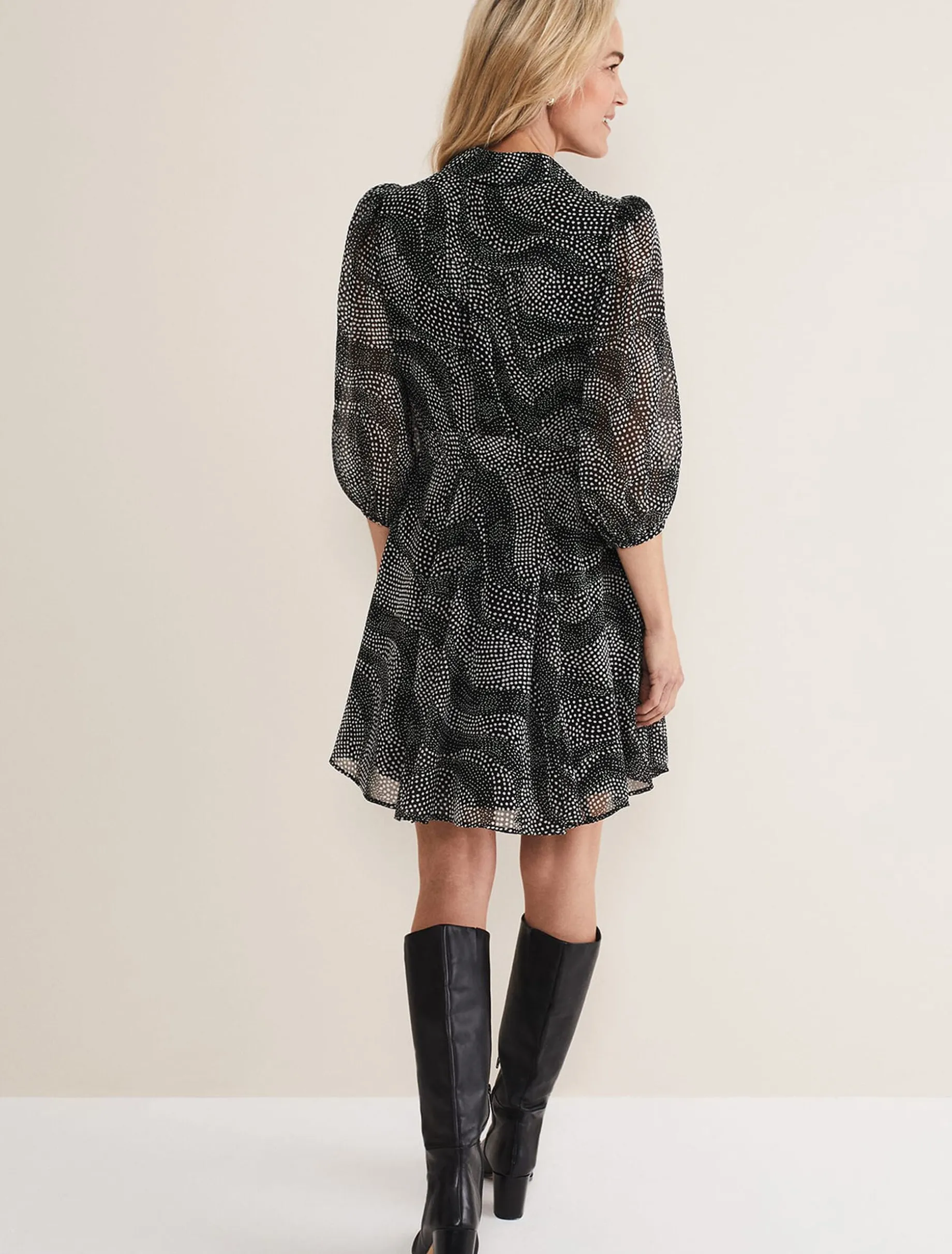 Miriam Chiffon Shirt Mini Dress