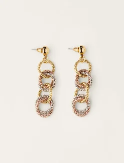 Mixed Link Earrings