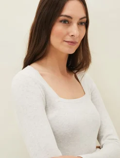 Molla Square Neck Knit Jumper