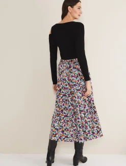 Mona Floral Tiered Skirt