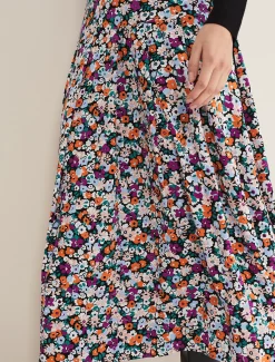 Mona Floral Tiered Skirt