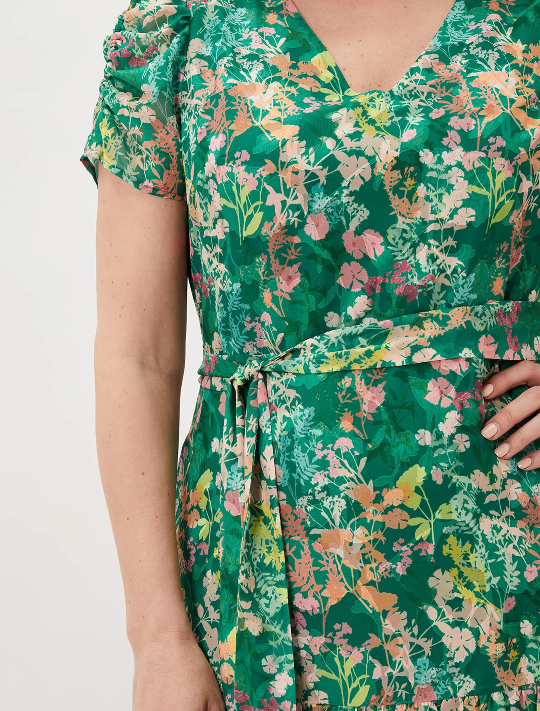 Morven Printed Tiered Dress