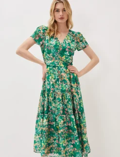 Morven Printed Tiered Dress