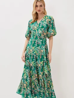 Morven Wrap Maxi Dress