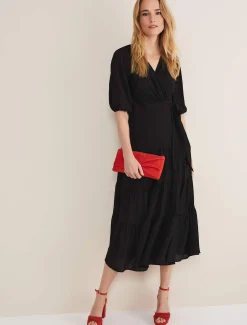 Morven Wrap Midi Dress