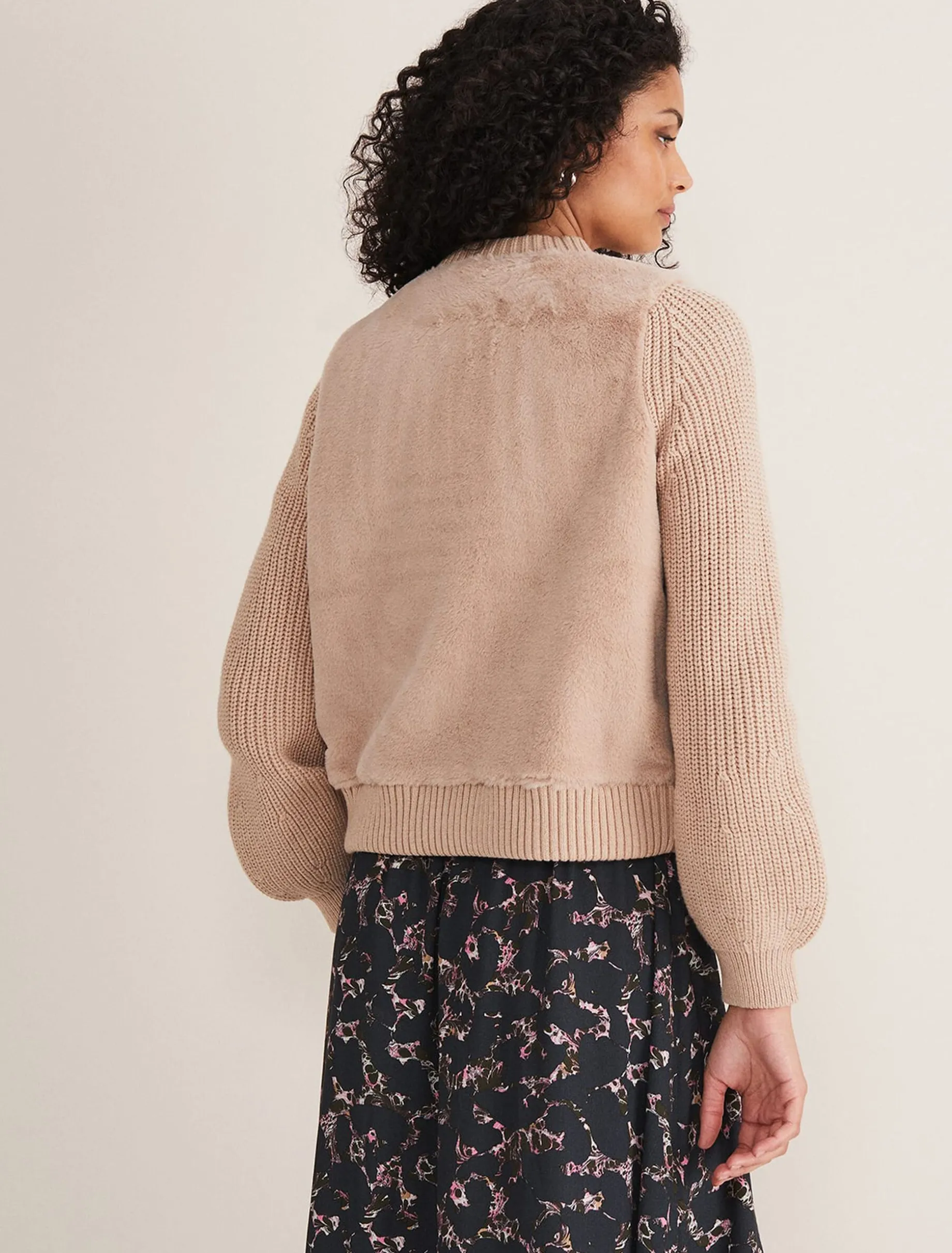 Myla Fur Body Knit Jacket