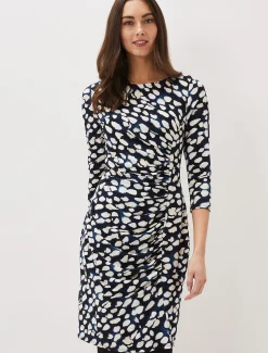 Naava Spot Jersey Dress