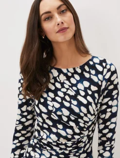 Naava Spot Jersey Dress