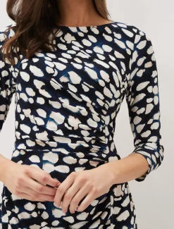Naava Spot Jersey Dress