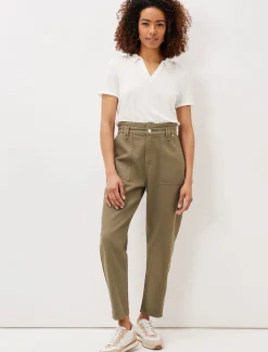 Nadina Paper Bag Waist Jeans