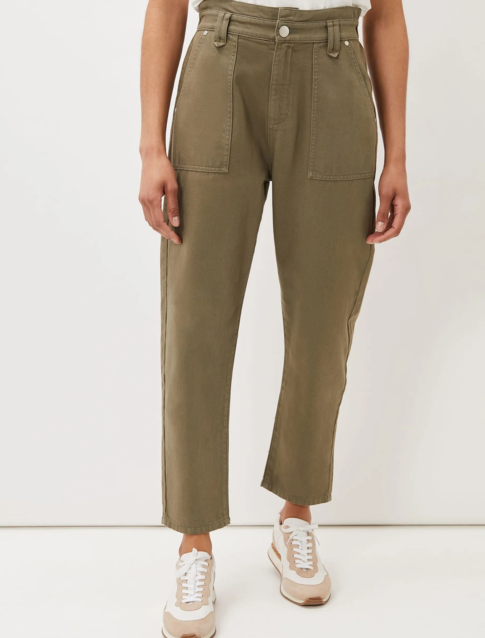Nadina Paper Bag Waist Jeans
