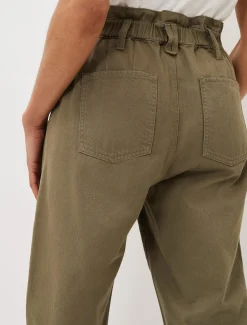 Nadina Paper Bag Waist Jeans