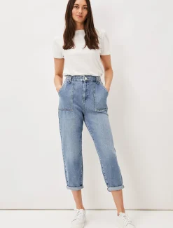Nadina Paper Bag Waist Jean