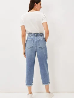 Nadina Paper Bag Waist Jean