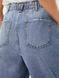 Nadina Paper Bag Waist Jean