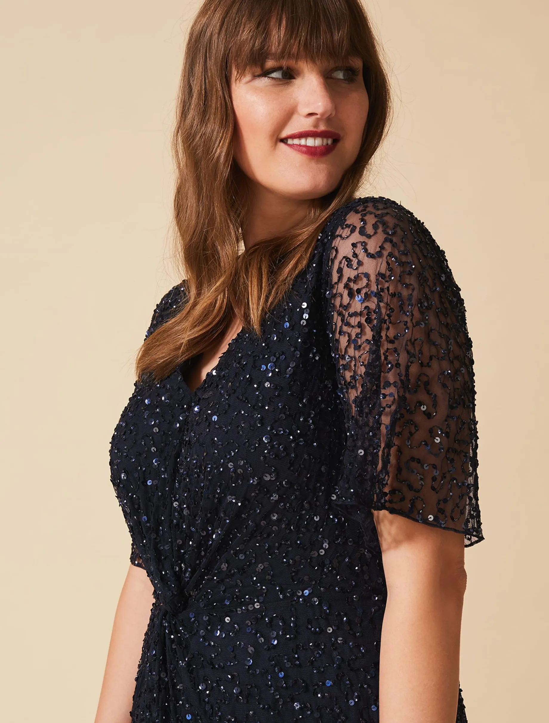Nancy Sequin Maxi Dress